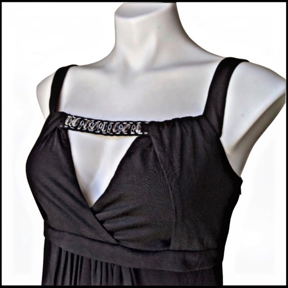 NWT LUCY PARIS BEAD EMBELLISHED LITTLE BLACK DRESS Sz SMALL - Picture 3 of 12